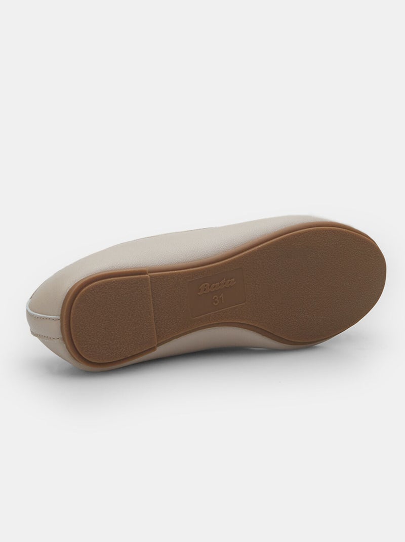 Ballerines avec bijou BATA Beige - Kiabi