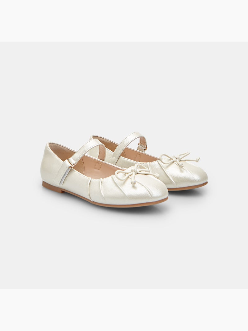 Ballerines avec bride Bata Blanc - Kiabi