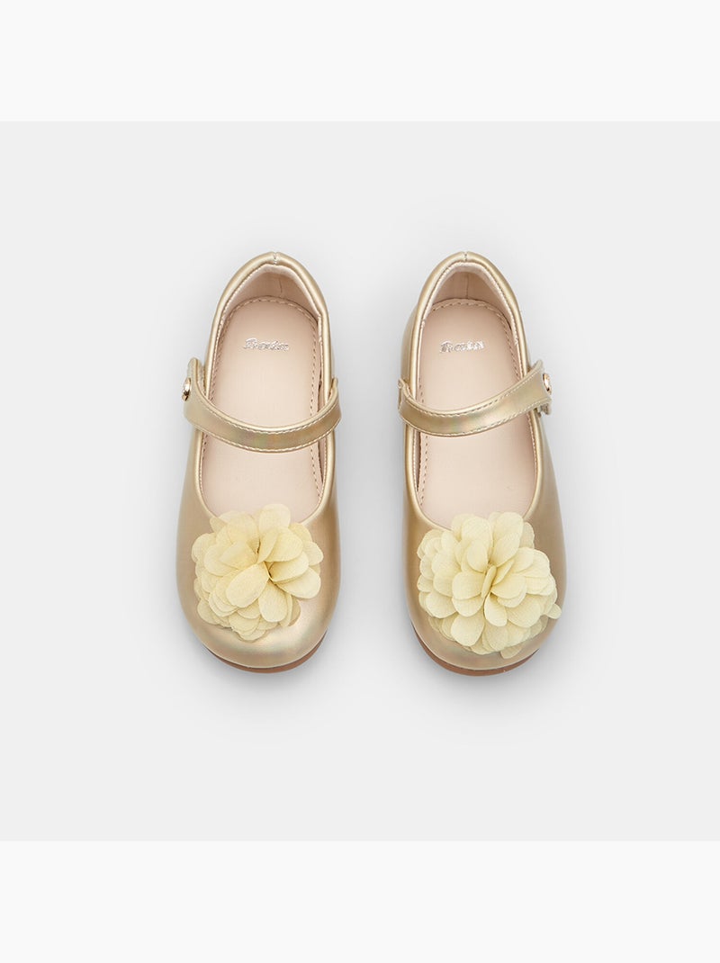 Ballerines avec bride et nœud Bata Doré/or - Kiabi
