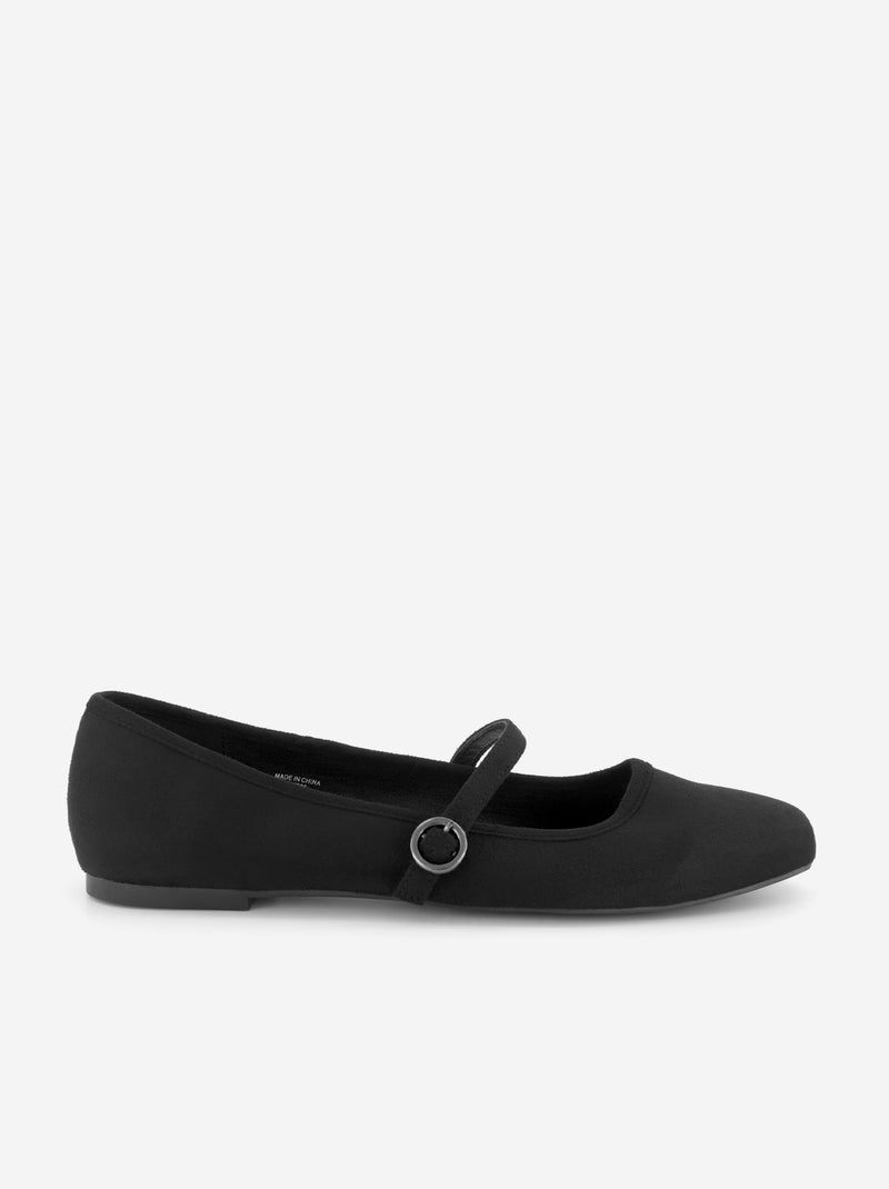 Ballerines avec bride Noir - Kiabi