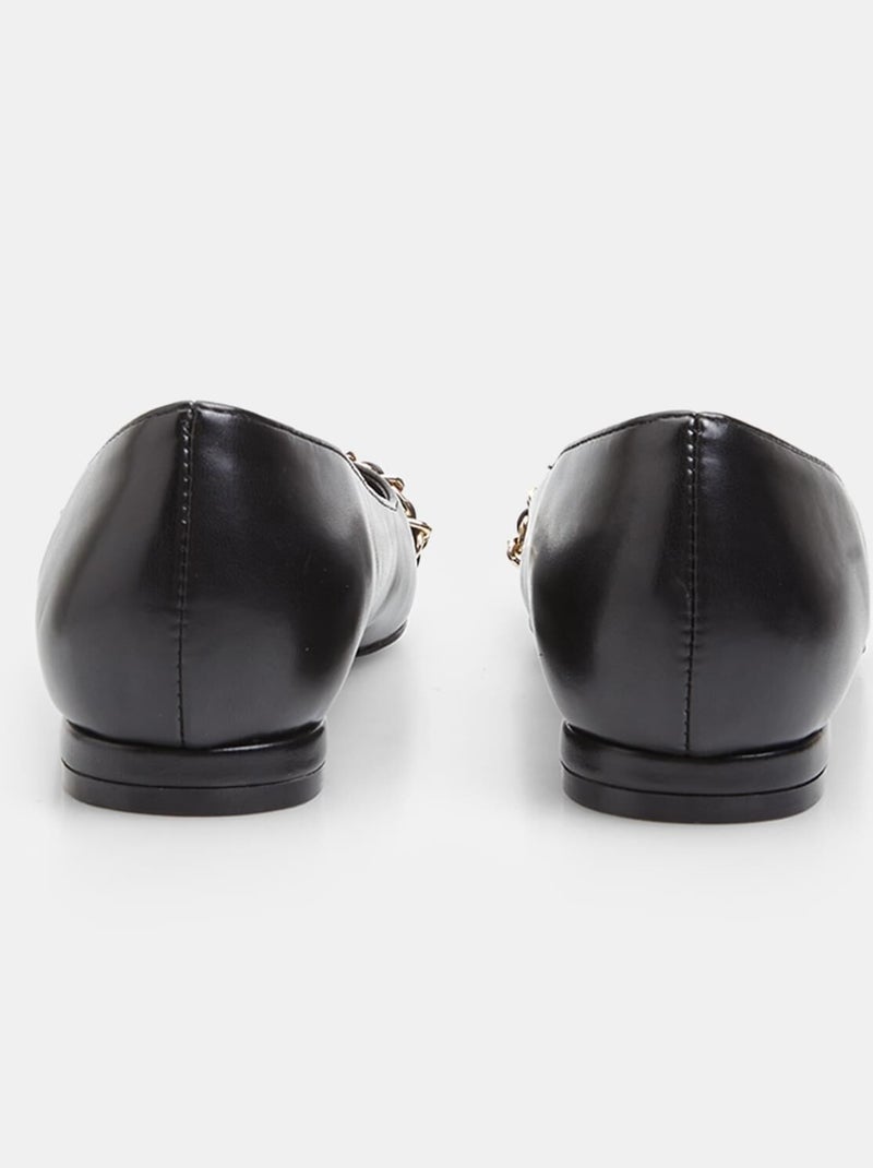 Ballerines avec chaîne BATA Noir - Kiabi