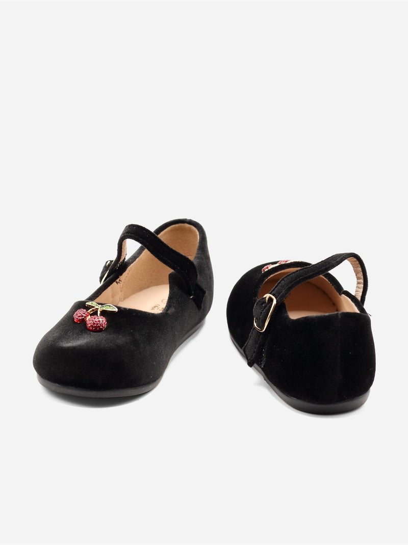 Ballerines avec motifs décoratif Noir - Kiabi