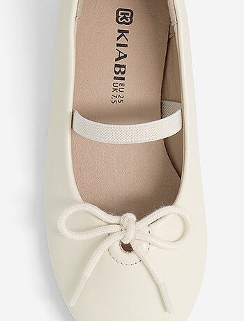 Ballerines avec nœud fantaisie