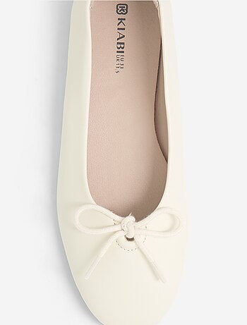 Ballerines avec noeud fantaisie devant