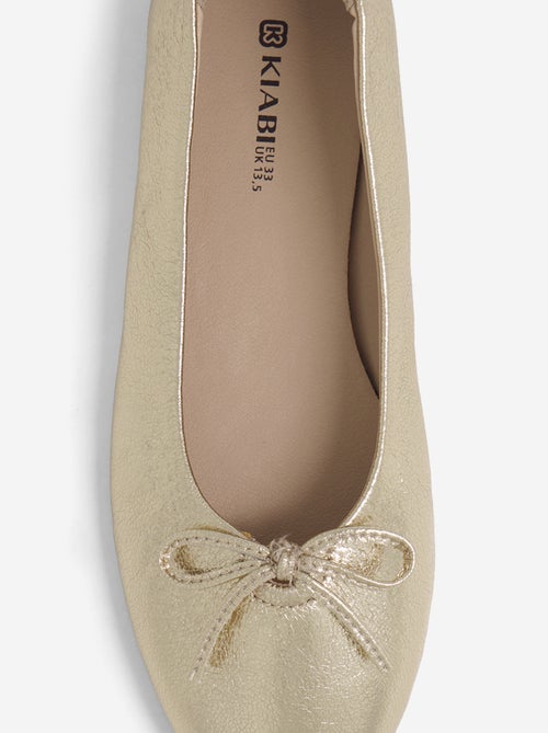 Ballerines avec noeud fantaisie devant - Kiabi