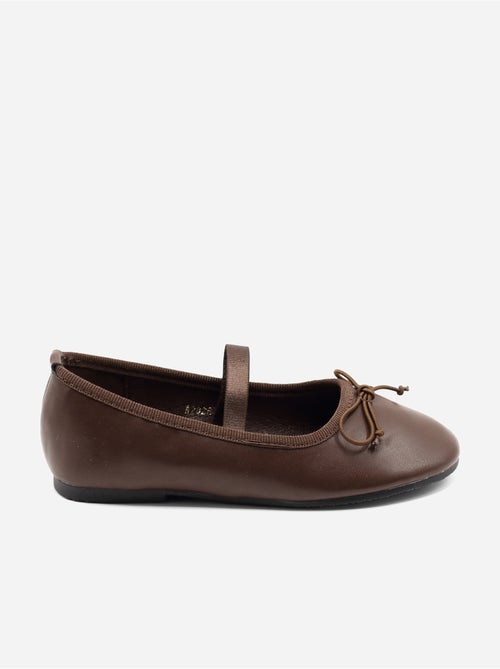 Ballerines avec un nœud décoratif - Kiabi