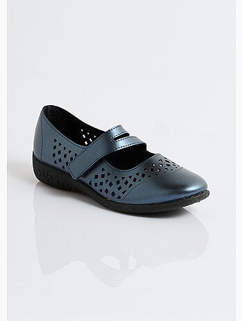 Ballerines babies cuir largeur confort - Afibel