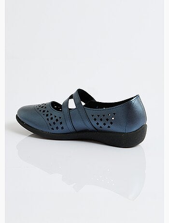 Ballerines babies cuir largeur confort - Afibel