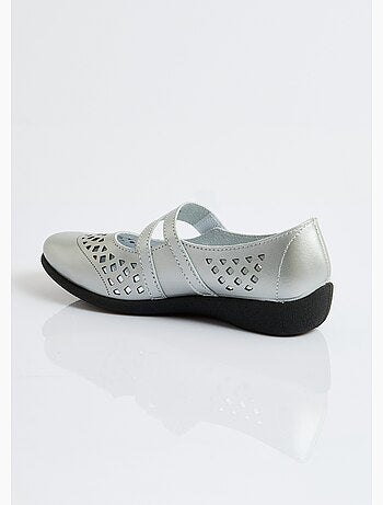 Ballerines babies cuir largeur confort