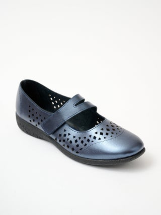 Ballerines babies cuir largeur confort