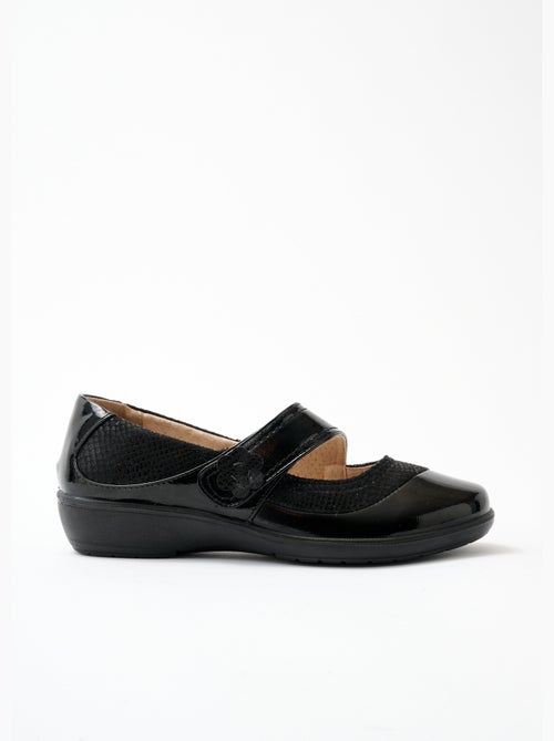 Ballerines babies grande largeur scratchées - Afibel - Kiabi