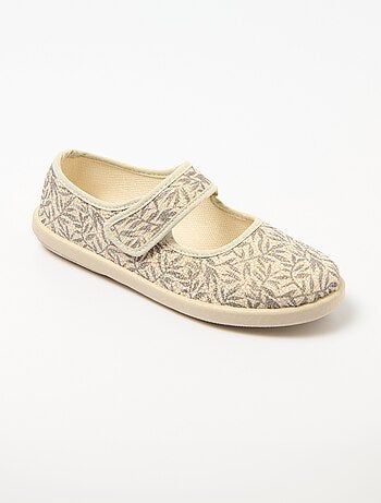 Ballerines babies scratch grande largeur vegan