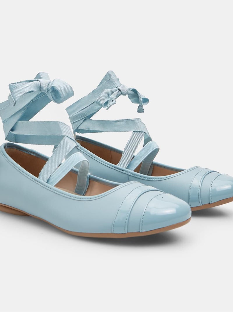 Ballerines 'BATA' Bleu - Kiabi