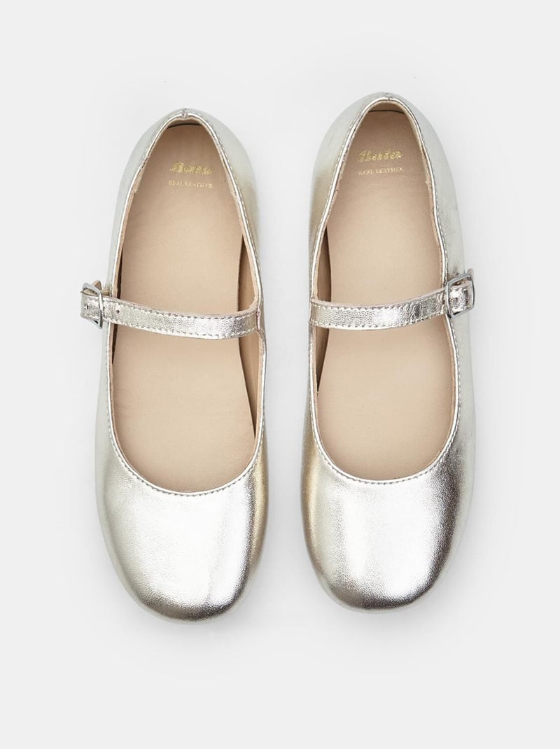 Ballerines Bata  confortables Doré/or - Kiabi