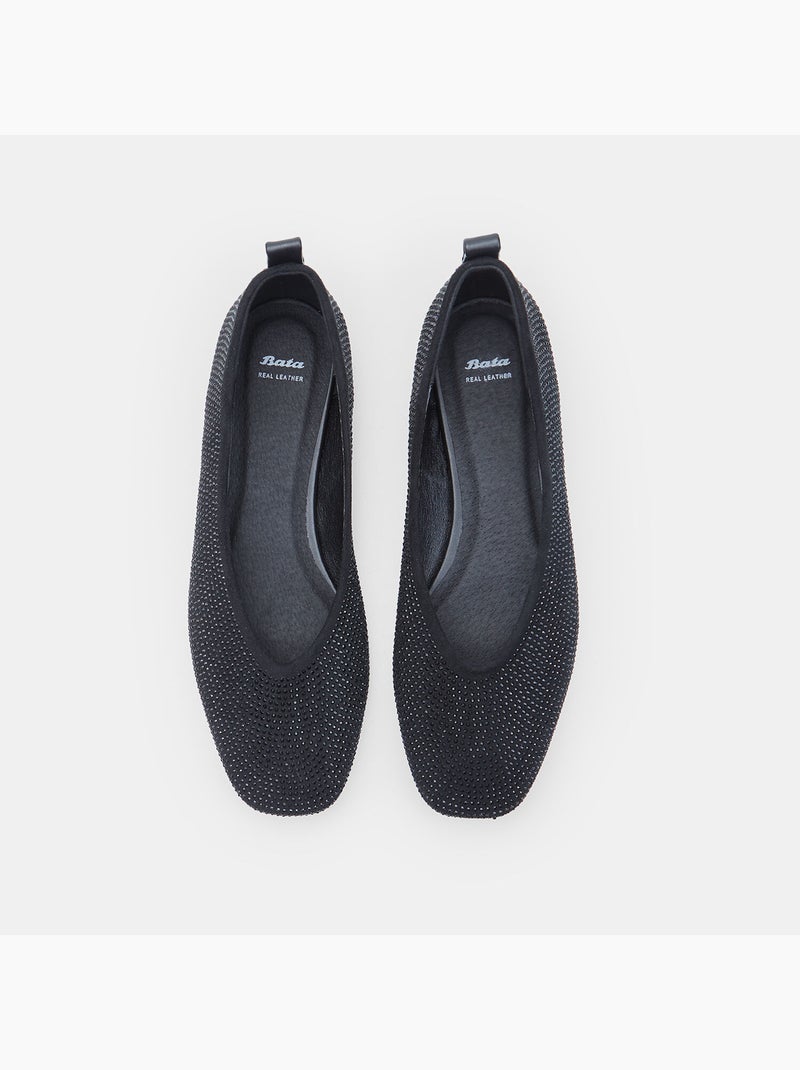 Ballerines  Bata Noir - Kiabi