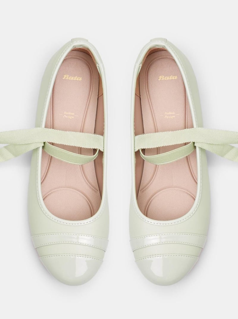 Ballerines 'BATA' Vert - Kiabi