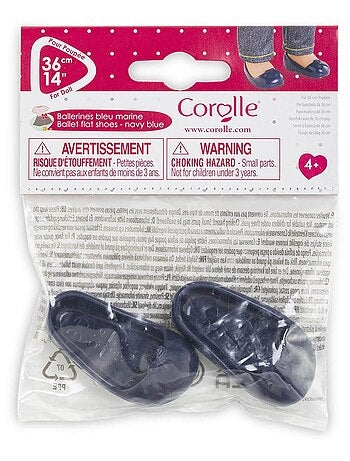 Ballerines Bleu Marine pour poupée ma Corolle