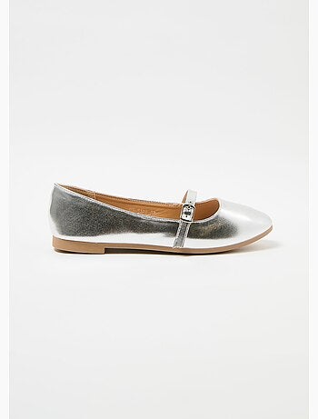 Ballerines bride ton sur ton petit talon - AFIBEL
