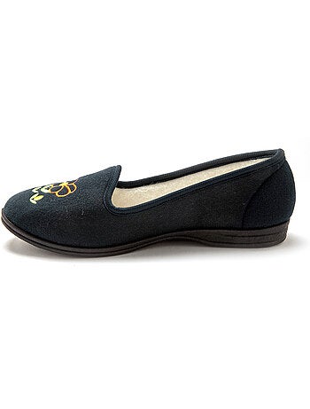 Ballerines brodées fleur - PEDICONFORT