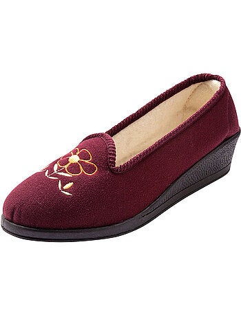 Ballerines brodées fleur - PEDICONFORT