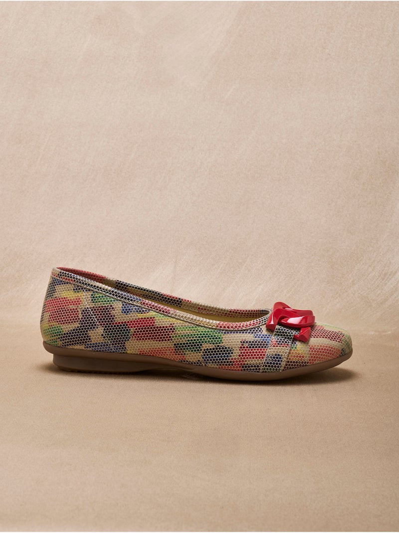 Ballerines chaînette fantaisie - PEDICONFORT Beige - Kiabi
