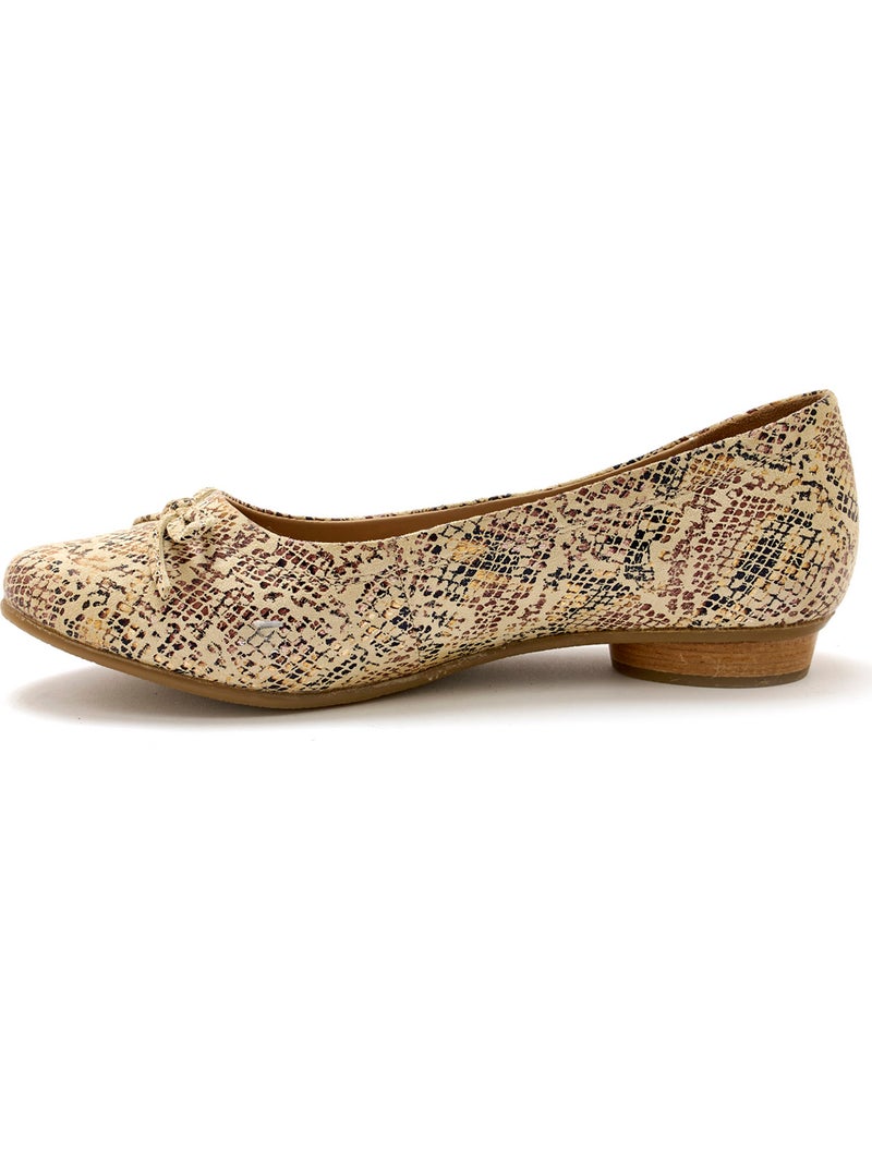 Ballerines classiques - PEDICONFORT Marron/Beige/Noir - Kiabi