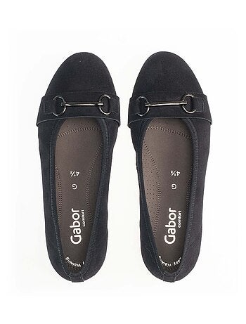 Ballerines classiques en velours Gabor