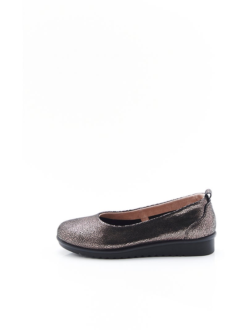Ballerines compensées - Damart Marron - Kiabi
