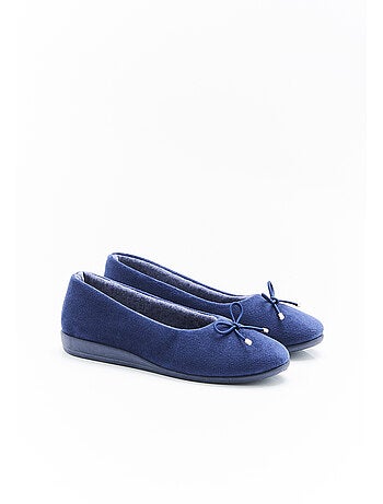 Ballerines compensées en velours - damart