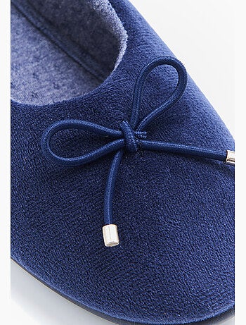 Ballerines compensées en velours - damart