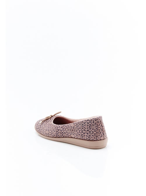 Ballerines compensées en velours - Damart - Kiabi