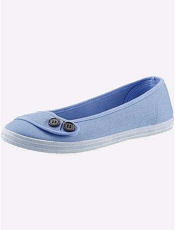 Ballerines confortables avec fermeture auto-agrippante et semelle douce - Taille standard - Witt