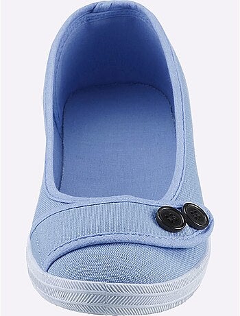 Ballerines confortables avec fermeture auto-agrippante et semelle douce - Taille standard - Witt