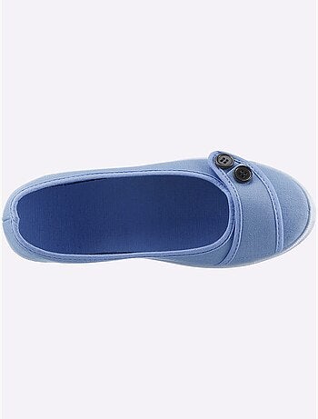 Ballerines confortables avec fermeture auto-agrippante et semelle douce - Taille standard - Witt