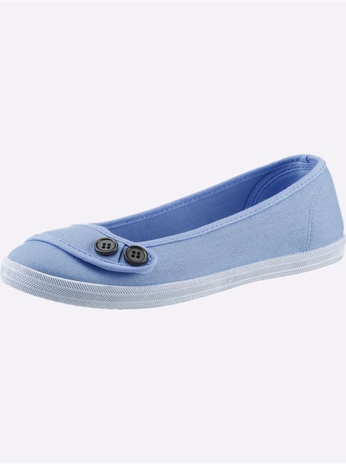 Ballerines confortables à fermeture auto-agrippante et semelle souple - Taille standard - Witt - Kiabi