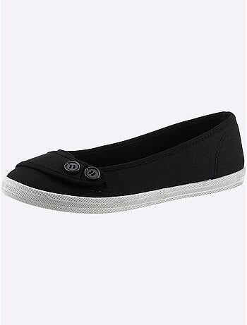Ballerines confortables avec fermeture auto-agrippante et semelle douce - Taille standard - Witt
