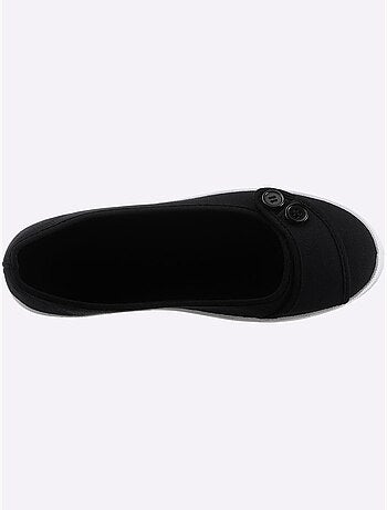 Ballerines confortables avec fermeture auto-agrippante et semelle douce - Taille standard - Witt