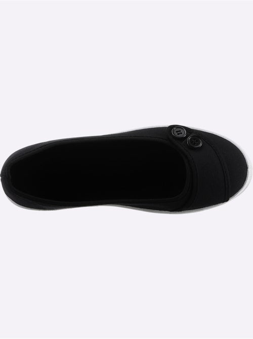 Ballerines confortables avec fermeture auto-agrippante et semelle douce - Taille standard - Witt - Kiabi