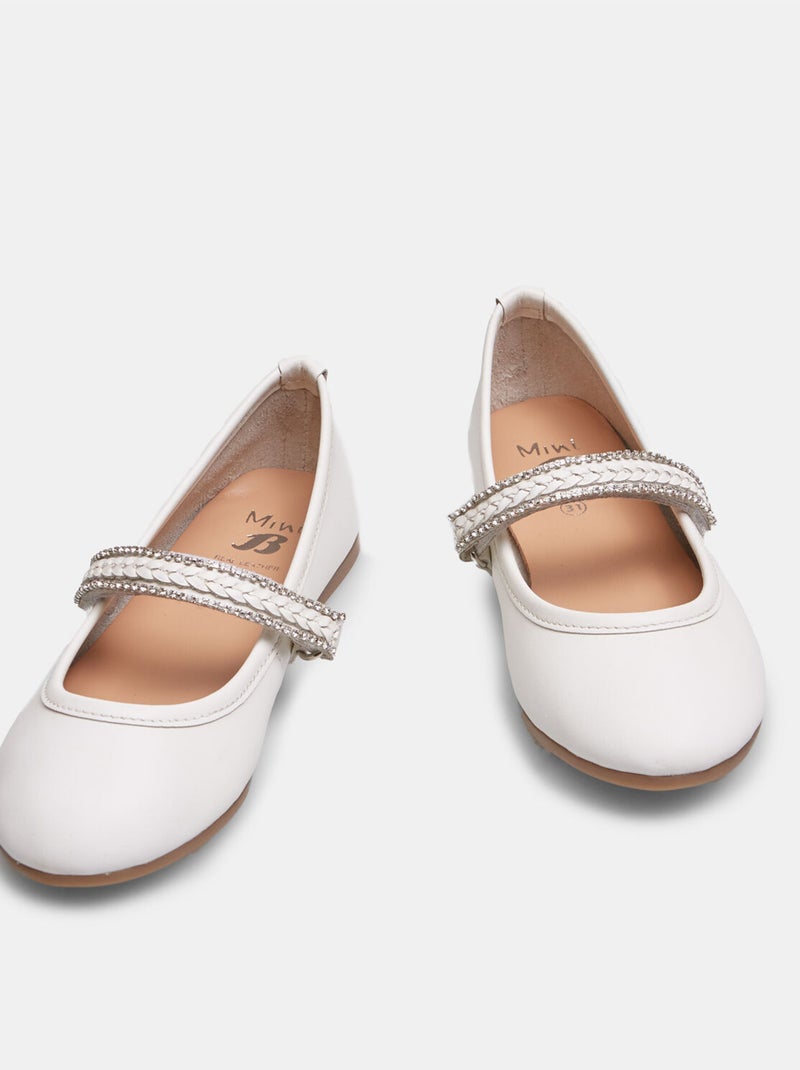 Ballerines confortables BATA Blanc - Kiabi