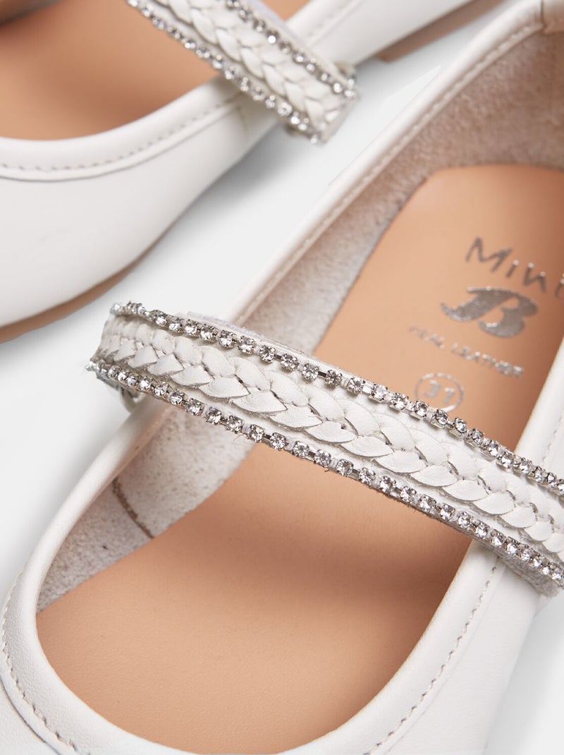 Ballerines confortables BATA Blanc - Kiabi
