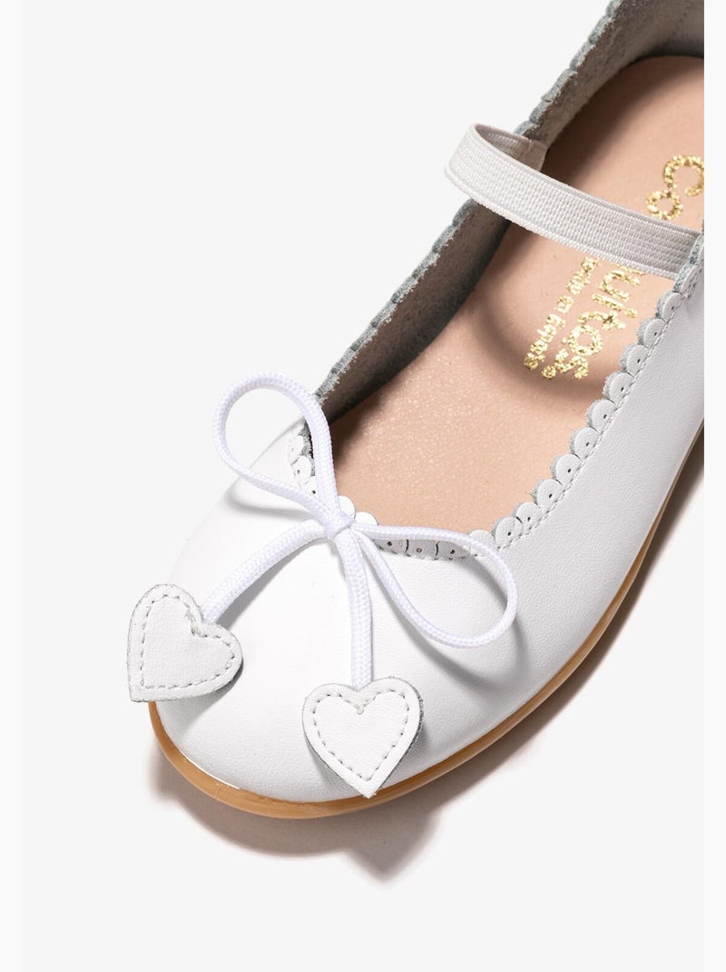 Ballerines conguitos Blanc - Kiabi