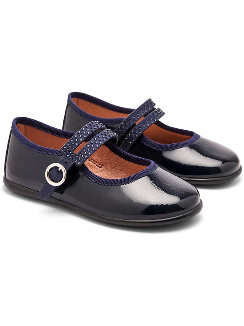 Ballerines conguitos brillos Bleu marine - Kiabi