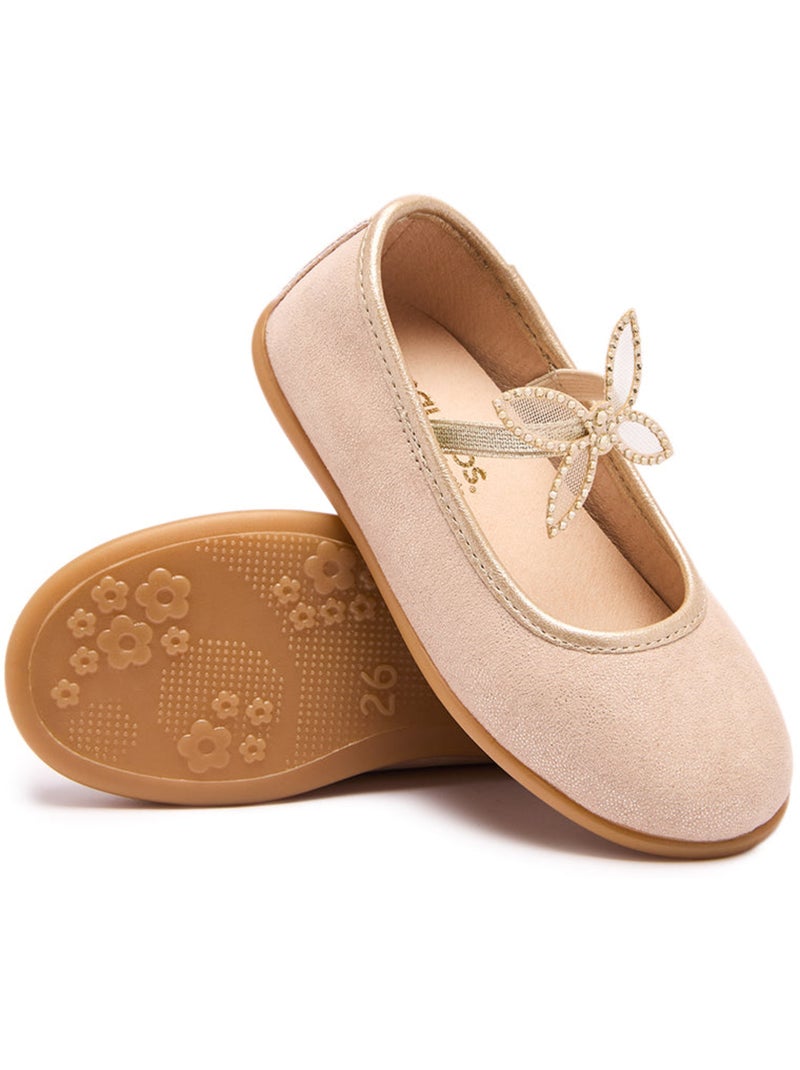 Ballerines Conguitos Detalle Mariposa Gold - Kiabi