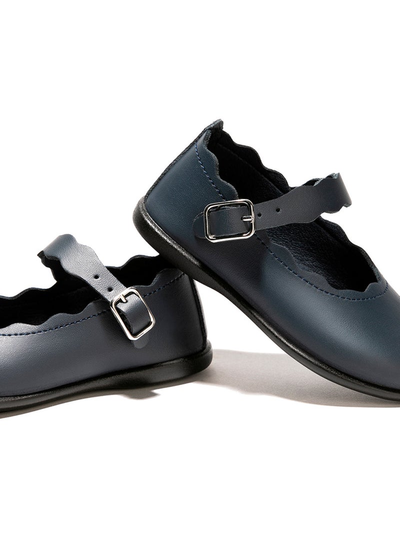 Ballerines conguitos hebilla Bleu marine - Kiabi
