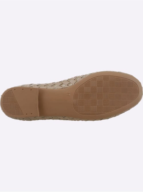 Ballerines Cuir De Vache Verni - Taille Standard - Helline - Kiabi