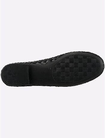 Ballerines Cuir De Vache Verni - Taille Standard - Helline