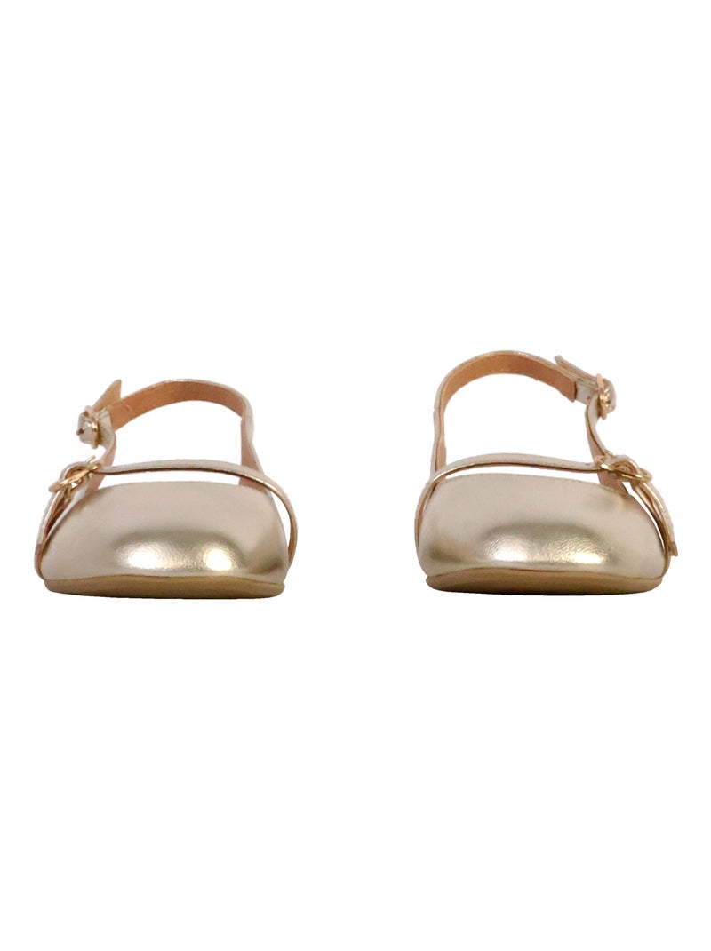 Ballerines Cuir Emilie Karston Tiffany Blanc nacré - Kiabi