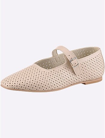 Ballerines Cuir Nappa De Vache - Taille Standard - helline