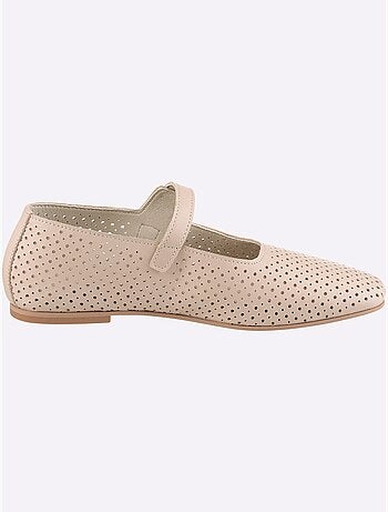 Ballerines Cuir Nappa De Vache - Taille Standard - helline