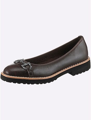 Ballerines Cuir Nappa De Vache - Taille Standard - Helline